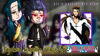 JJk react to AIZEN 🇺🇸🇷🇺  Shinji Arrancars  Pt2  Sakaratocyo  Reaction video [upl. by Savick]