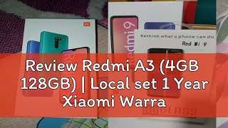 Review Redmi A3 4GB 128GB  Local set 1 Year Xiaomi Warranty  Local SG Shipping  Ready Stock [upl. by Pacifa623]