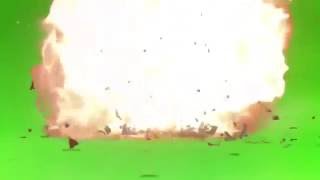 Missile And Explosion Green Screen And Chroma Key With Sound Effect [upl. by Edyak]