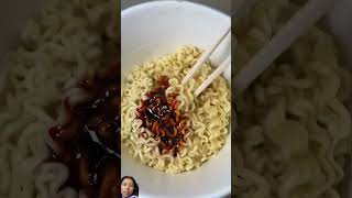 gorgonzola pizza cheese buldak ramen asmr koreanfood [upl. by Arriec]