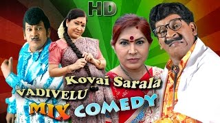 Kovai Sarala Vadivelu mix comedy  tamil non stop comedy  movie comedy scene [upl. by Kurzawa]