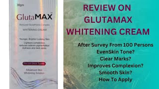 Whitening Cream  Gluta Max whitening cream  Review on creams [upl. by Gordan381]