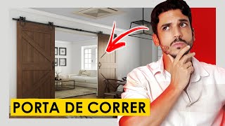 COMO INSTALAR PORTA DE CORRER OU DESLIZANTE [upl. by Peskoff]