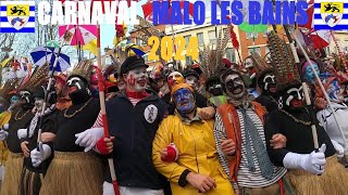 Carnaval Malo les Bains 2024 [upl. by Tillfourd]