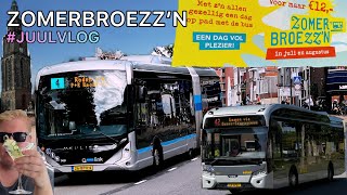 ZOMERBROEZZN met QBUZZ GRONINGEN DRENTHE  busvlog [upl. by Ruon]