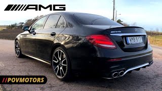 Mercedes AMG E53 4Matic 2019  4K CITY POV Test Drive [upl. by Nnaeel]