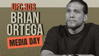 Brian Ortega UFC 303 full media day interview [upl. by Naux442]