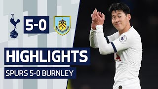 HIGHLIGHTS  SPURS 50 BURNLEY  ft Heungmin Sons wonder goal [upl. by Akinyt459]