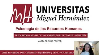 Precariedad laboral de los jóvenes en el sector de hostelería [upl. by Raleigh]