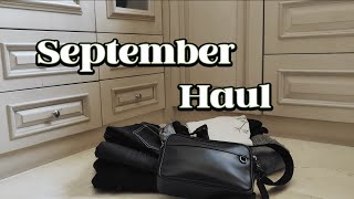 September Haul  2TimesToo Bae Joo Noir Sur Blanc RudeBasic Zara Coach etc [upl. by Fitting]