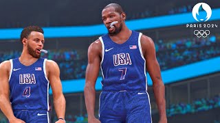 NBA 2K24 Olympics Mode  USA vs Serbia  Ultra Realistic Gameplay [upl. by Atina]