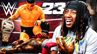 WWE 2K23 MyRISE 20  MY 1st DAY IN THE WWE [upl. by Queena]