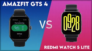 Amazfit GTS 4 vs Redmi Watch 5 Lite Comparison [upl. by Ravel309]