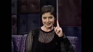 Isabella Rossellini on Late Night July 23 1997 partial [upl. by Yrakcaz]