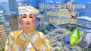 Sims 4 Townie Makeover MIKO OJO 🎀🩷 [upl. by Darooge]