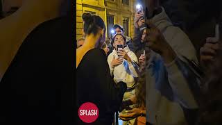 Bella Hadid Joins Fans Chanting quotFree Palestinequot At Paris Fashion Week [upl. by Wester]