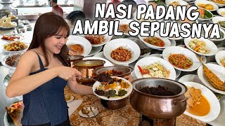 JUALAN NASI PADANG BOLEH AMBIL SEPUASNYA SEMUA LAUK [upl. by Enaile611]