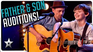 Wholesome Father amp Son Auditions on Got Talent [upl. by Folly]