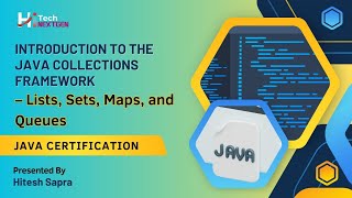 Introduction to the Java Collections Framework – lists sets maps and queues [upl. by Stets]