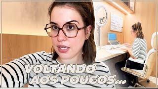 VLOG DA SEMANA PÓS CIRURGIA voltando à rotina muito inchaço trabalho e cuidando da Gigi [upl. by Ahsinrats]