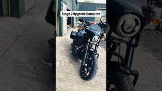 Stage 2 all done ❤️ Sport Glide  Check out the exhaust sound and flyby at the end harleydavidson [upl. by Notliw185]