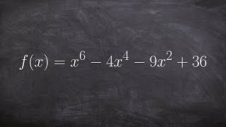 Determine the Zeros for a Polynomial by Factoring [upl. by Ahtnamas]