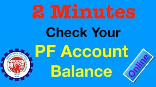 How to check PF Balance online  PF Balance Check  ENGLISH [upl. by Enamart]