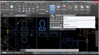 Layers in AutoCAD 2016 [upl. by Nawuq]