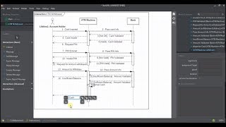 How to Draw Sequence Diagram in StarUML [upl. by Llehsor]