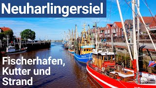 Neuharlingersiel  Zwischen altem Fischerhafen und dem Strand  Ostfriesland [upl. by Ecnatsnok]