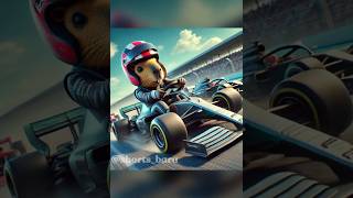 A cute capybara F1 story shorts cute racing ai capybara [upl. by Cariotta]