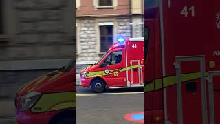 Ambulance Pompiers de Genève 🚑🚒🇨🇭 [upl. by Drhacir]