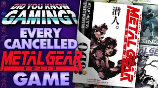 Every Cancelled Metal Gear Solid Game [upl. by Rosemonde204]