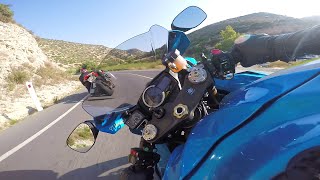 GoPro Motorcycle Gyro Video Moto GP Style [upl. by Naujahs]