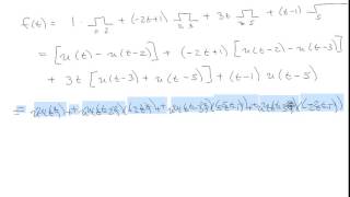 Practice with Laplace Transforms of Piecewise Polynomial Functions [upl. by Edgard697]