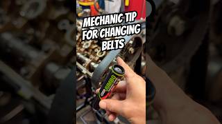 DIY Mechanic Tip For Changing Belts [upl. by Riamu]