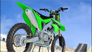 Kawasaki 450f RAW Freeride  MX Bikes 4K [upl. by Airetnohs]