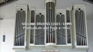 Nicolaus Bruhns 16651697  quotGreatquot Praeludium in E minor [upl. by Obediah]