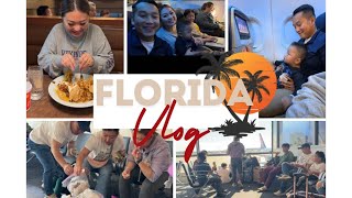 FLORIDA VLOG day 1 airport and Airbnb [upl. by Crosley]