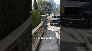 GTA V  Jimmy vs Michaels Forcefield [upl. by Elatsyrk]