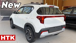 KIA SONET HTK 2024 New Model Value For Money New KIA Sonet Htk White colour Second Base Model Review [upl. by Imotih692]