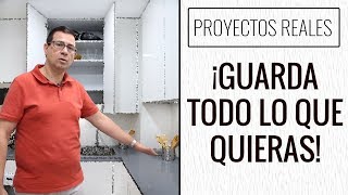 COCINAS PEQUEÑAS ¡Guarda todo lo que quieras [upl. by Ainsley]