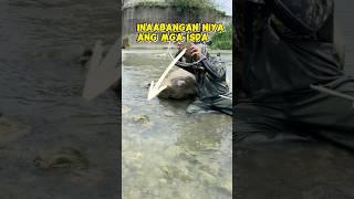 Inabangan niya ang mga isda gamit ito😱😱😱 [upl. by Hirasuna]