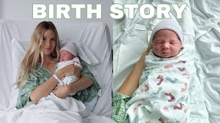 NATURAL BIRTH STORY  positive experience  second baby [upl. by Enelrak]