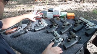 Revólveres que usan Calibres de Pistolas en Español [upl. by Adey771]