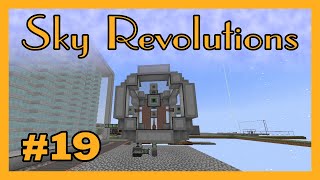 Mekanism Induction Matrix  E19  Sky Revolutions Modded Minecraft [upl. by Enak]