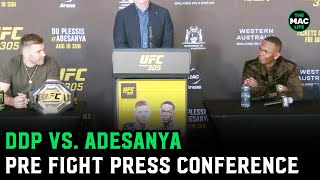 UFC 305 Dricus Du Plessis vs Israel Adesanya Press Conference [upl. by Nolyar784]