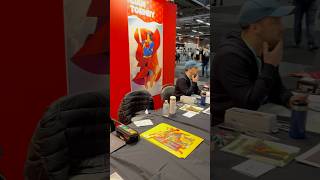 Comic artist at Stockholm comic con [upl. by Hildagard]