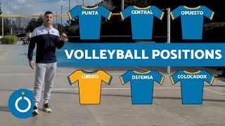 NAMES of VOLLEYBALL PLAYERS 👕 Volleyball POSITIONS Explained [upl. by Eedoj]