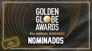 Lista completa de los NOMINADOS a los Golden Globes 2024 Globos de Oro [upl. by Macegan835]